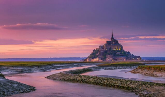 Mont Saint Michel hélicoptère