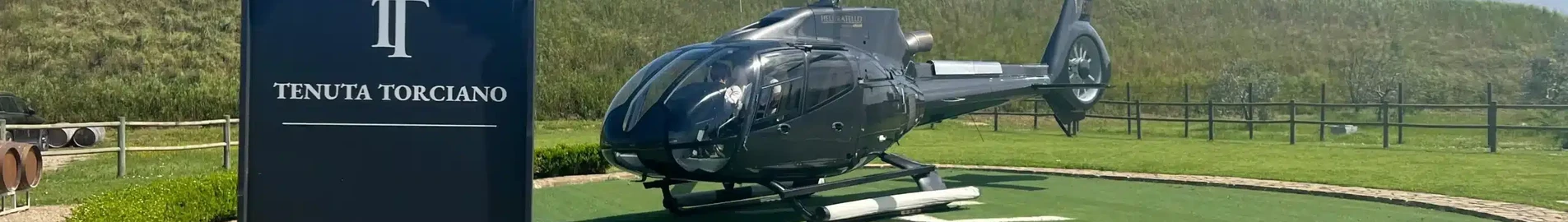 İtalya'nın büyük üzüm bağlarında helikopter turu