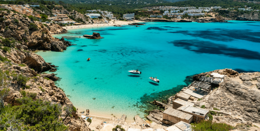 Malaga - İbiza: helikopter transferi