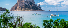 Malaga - İbiza: helikopter transferi