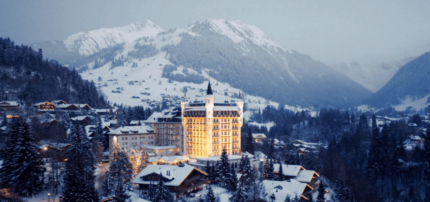 Cenevre - Gstaad: helikopter transferi