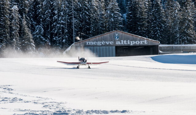 Cenevre - Megève: helikopter transferi