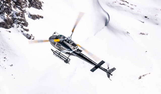 Lyon - Megève: helikopter transferi