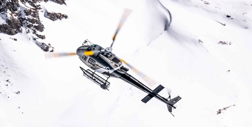 Lyon - Megève: helikopter transferi